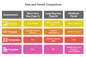 different types of student permits 