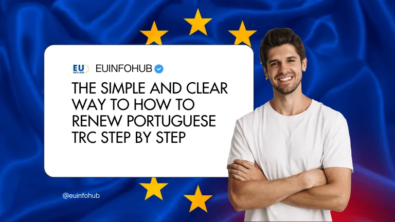 how to renew portuguese trc step by step