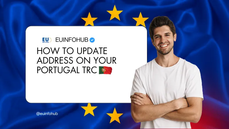 how to update address on your portugal trc
