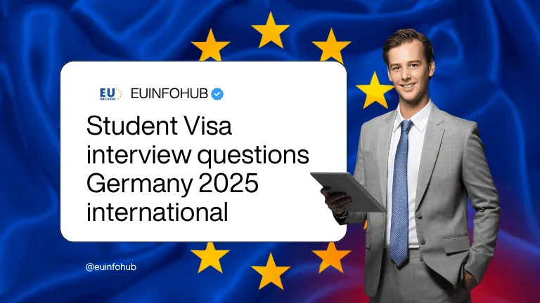 student visa interview questions germany 2025 international