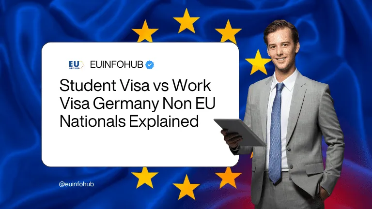 student visa vs work visa germany non eu nationals explained