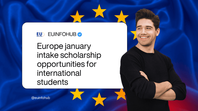 Europe january intake scholarship opportunities for international students