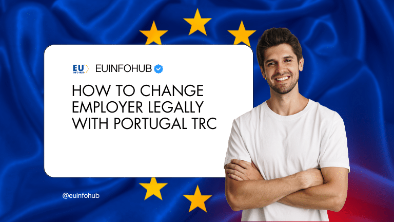 how to change employer legally with portugal trc