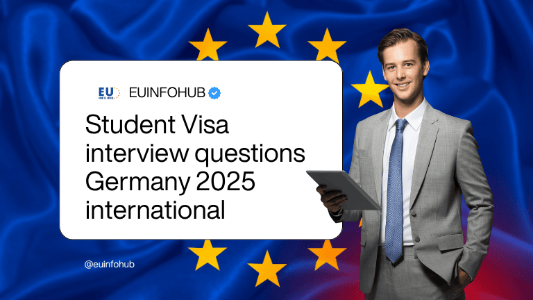 student visa interview questions germany 2025 international