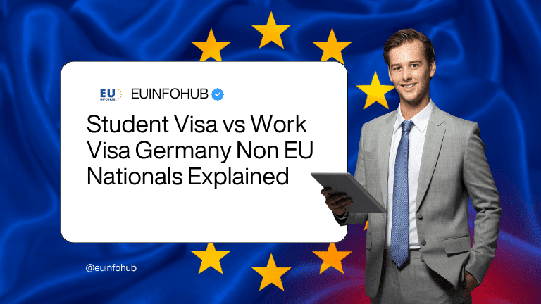 student visa vs work visa germany non eu nationals explained