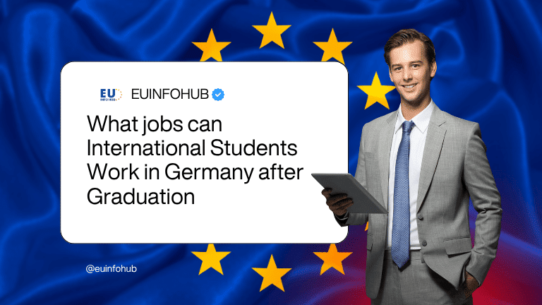what jobs can international students work in germany after graduation