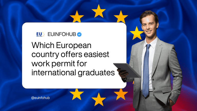 which european country offers easiest work permit for international graduates