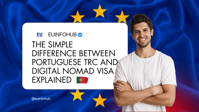 difference between portuguese trc and digital nomad visa