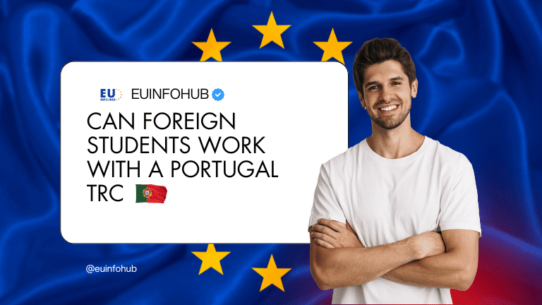 can foreign students work with a portugal trc