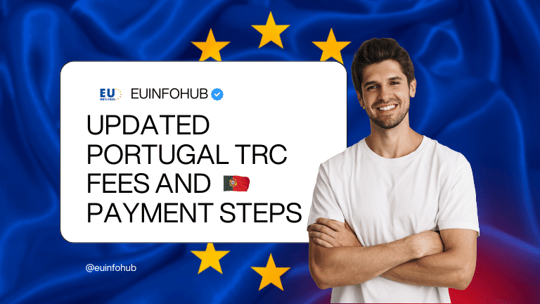 updated portugal trc fees and payment steps